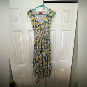 Kate Spade Floral Medley Midi Dress